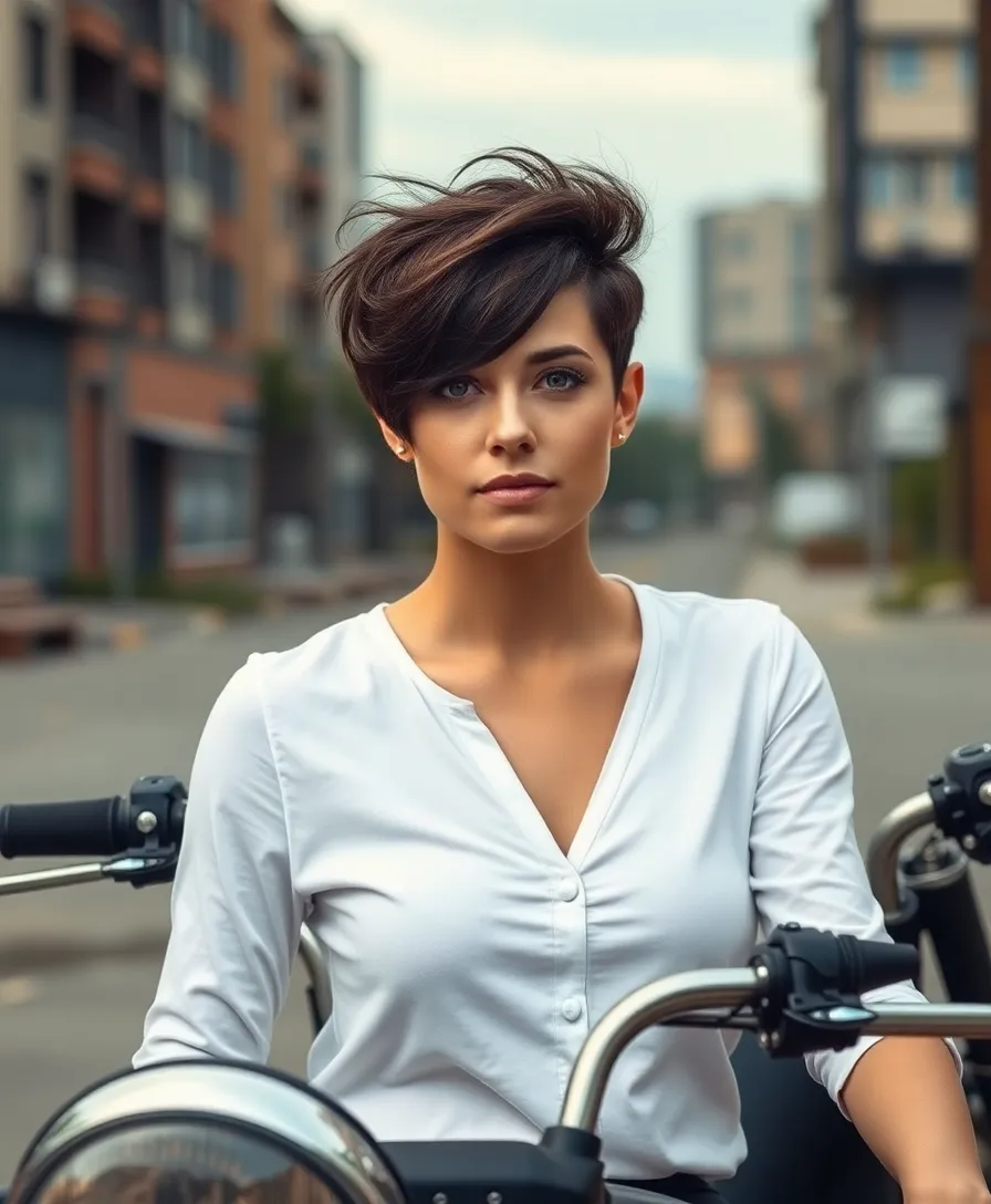 21 Chic Medium Length Haircuts That Suit Every Face Shape (You'll Love #14!) - 10. The Modern Pixie