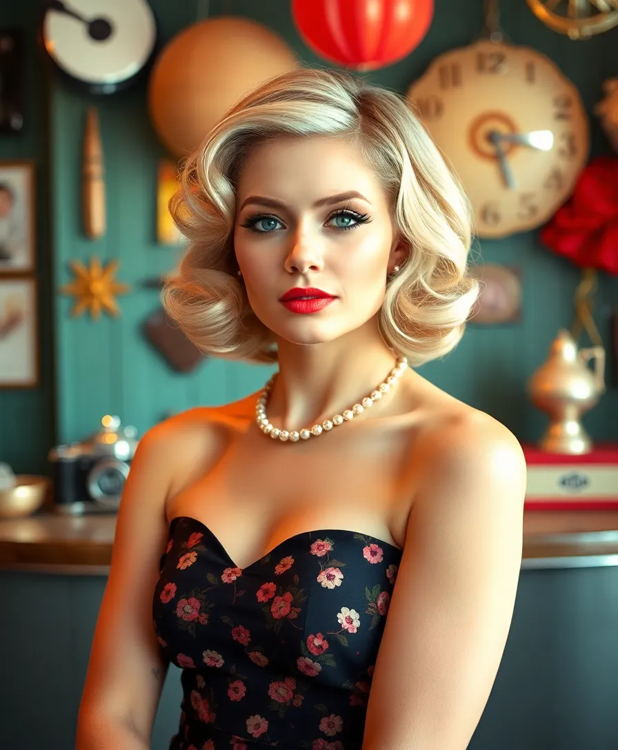 21 Chic Medium Length Haircuts That Suit Every Face Shape (You'll Love #14!) - 12. The Retro Bob