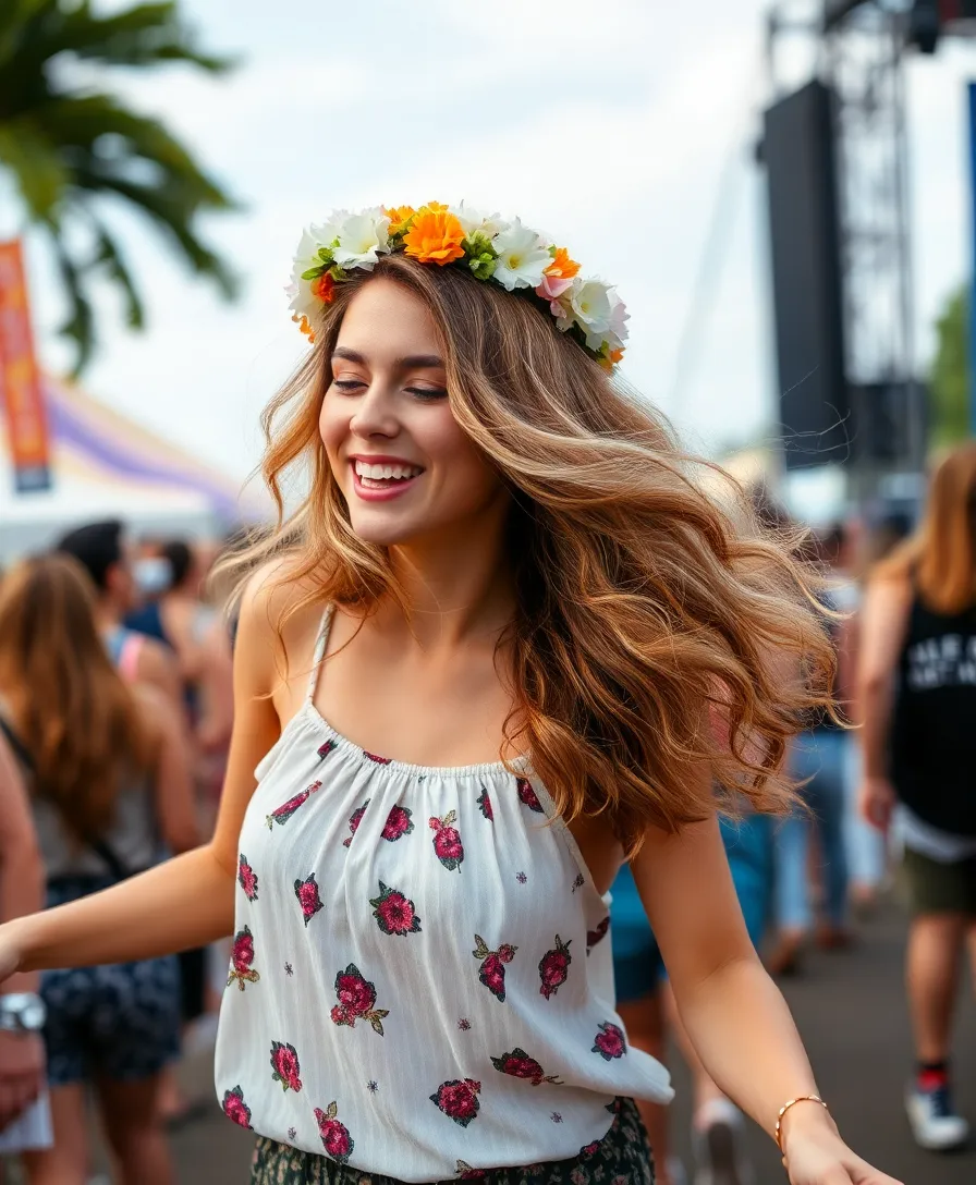 21 Chic Medium Length Haircuts That Suit Every Face Shape (You'll Love #14!) - 14. The Boho Chic Cut