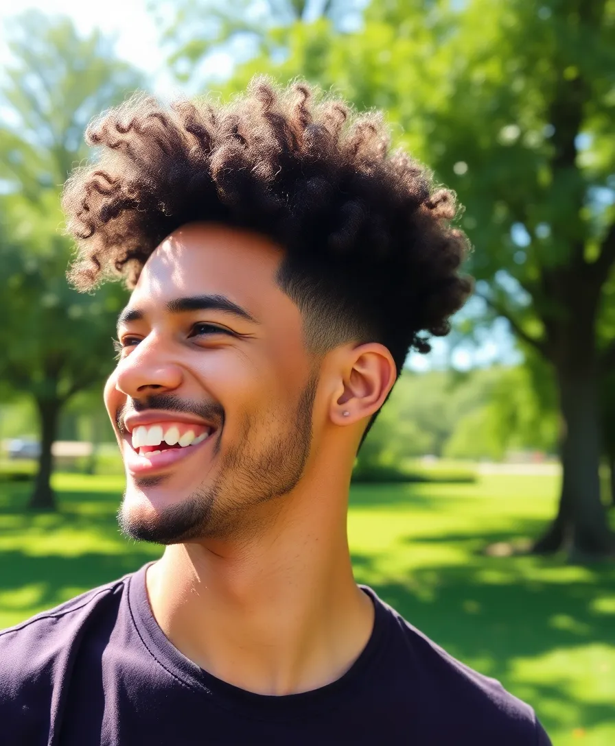 22 Trending Haircut Ideas for Men This Season (You Won't Believe #15!) - 22. The Curly Top