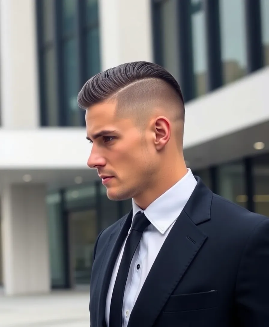 22 Trending Haircut Ideas for Men This Season (You Won't Believe #15!) - 14. The Slicked Back Undercut