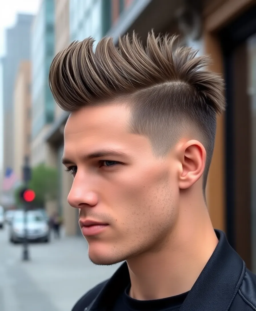 22 Trending Haircut Ideas for Men This Season (You Won't Believe #15!) - 17. The Faux Hawk