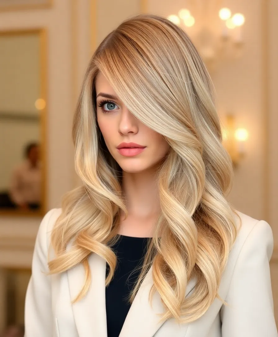 20 Short Layered Haircuts That Are Taking Over 2023 (Get Inspired Now!) - 9. Long Layers with Side-Swept Bangs