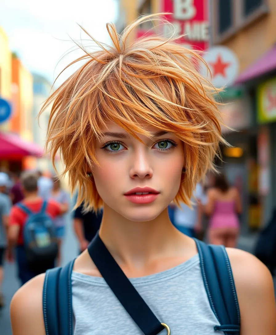 20 Short Layered Haircuts That Are Taking Over 2023 (Get Inspired Now!) - 11. Messy Textured Crop