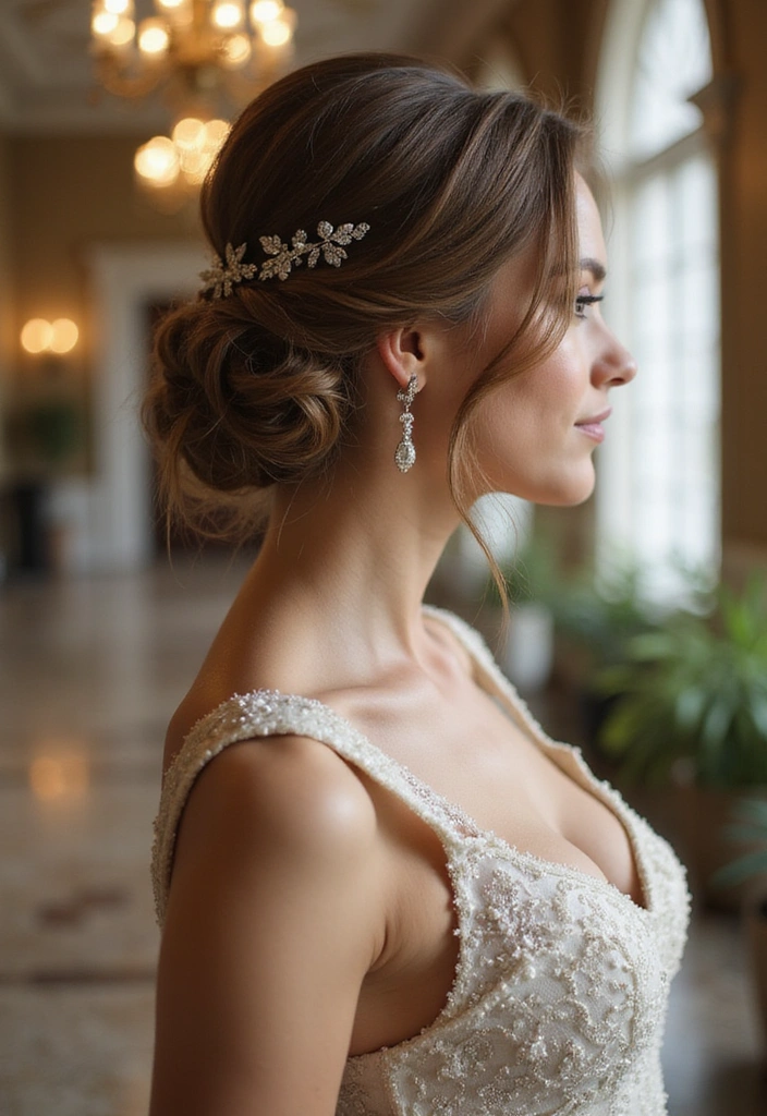 21 Stunning Shoulder Length Hair with Layers That Will Transform Your Look (You Won't Believe #12!) - 11. Elegant Updo with Layers