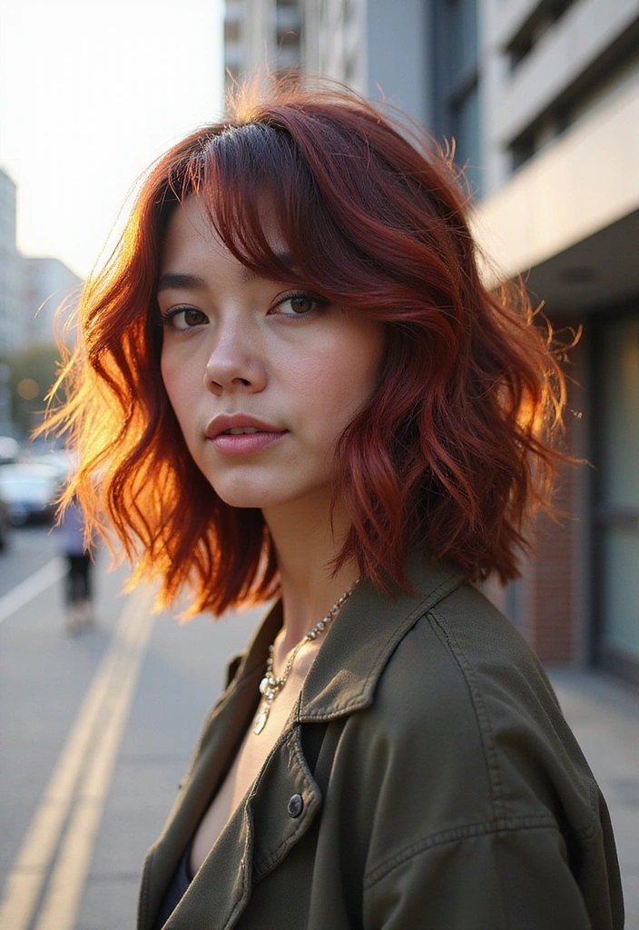 21 Stunning Shoulder Length Hair with Layers That Will Transform Your Look (You Won't Believe #12!) - 3. Messy Layers