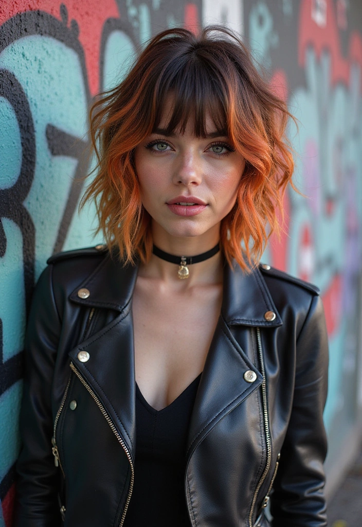 21 Stunning Shoulder Length Hair with Layers That Will Transform Your Look (You Won't Believe #12!) - 5. Shaggy Layers