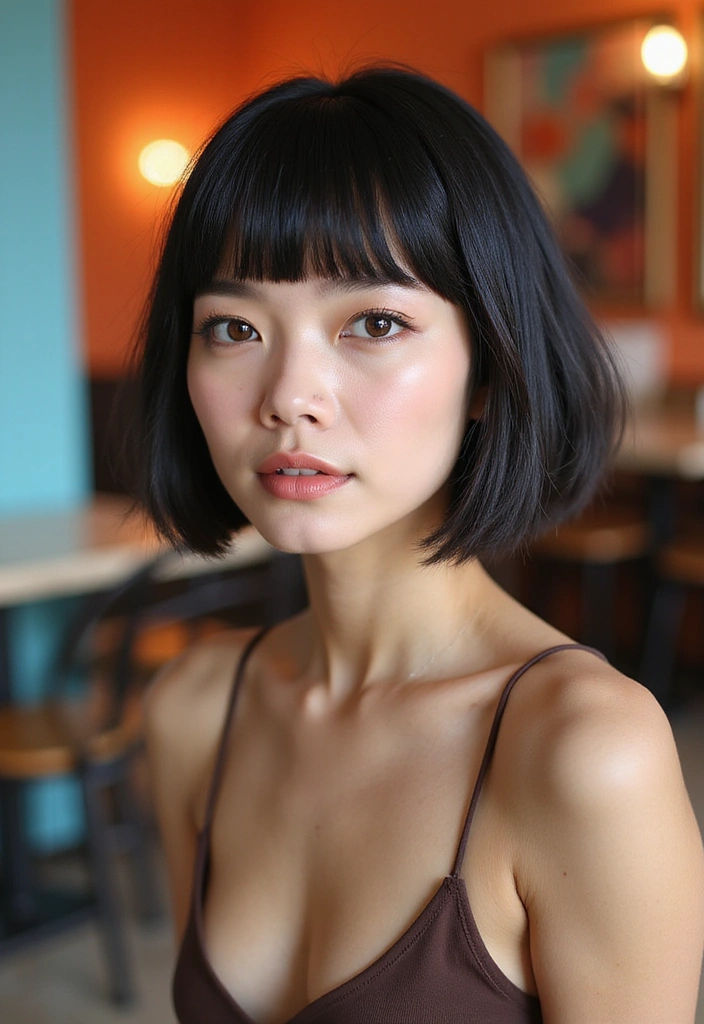 21 Bob Haircut Styles That'll Make You Want to Chop It All Off! - 8. Bob with Bangs