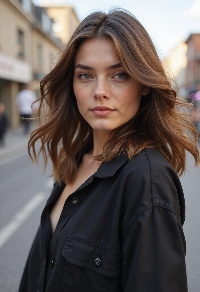 21 Mid Length Haircuts That Will Make You Want to Chop It All Off Right Now! - 4. Layered Mid-Length