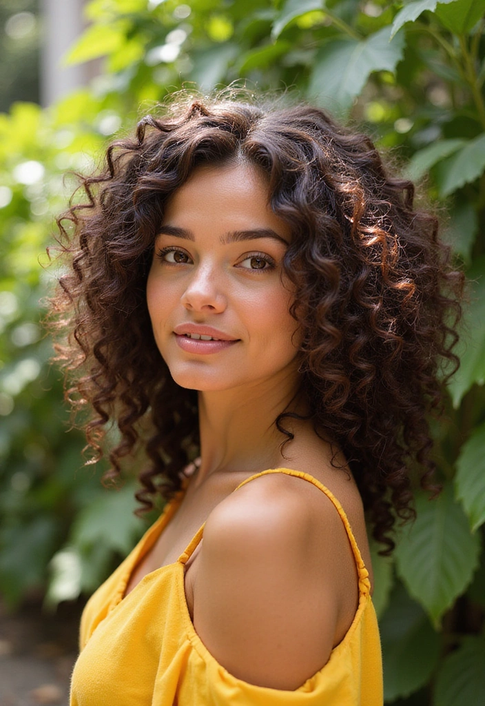 21 Mid Length Haircuts That Will Make You Want to Chop It All Off Right Now! - 5. Curly Mid-Length