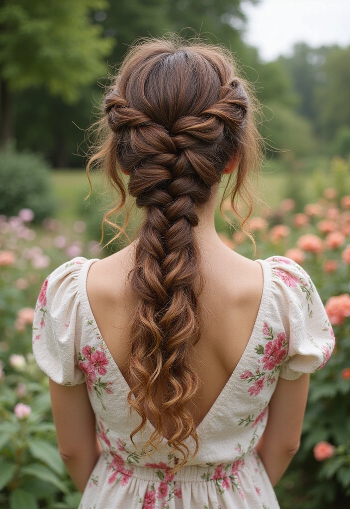 21 Curly Haircuts That Will Change Your Look Forever (You Won't Believe #11!) - 19. Curly Fishtail Braid