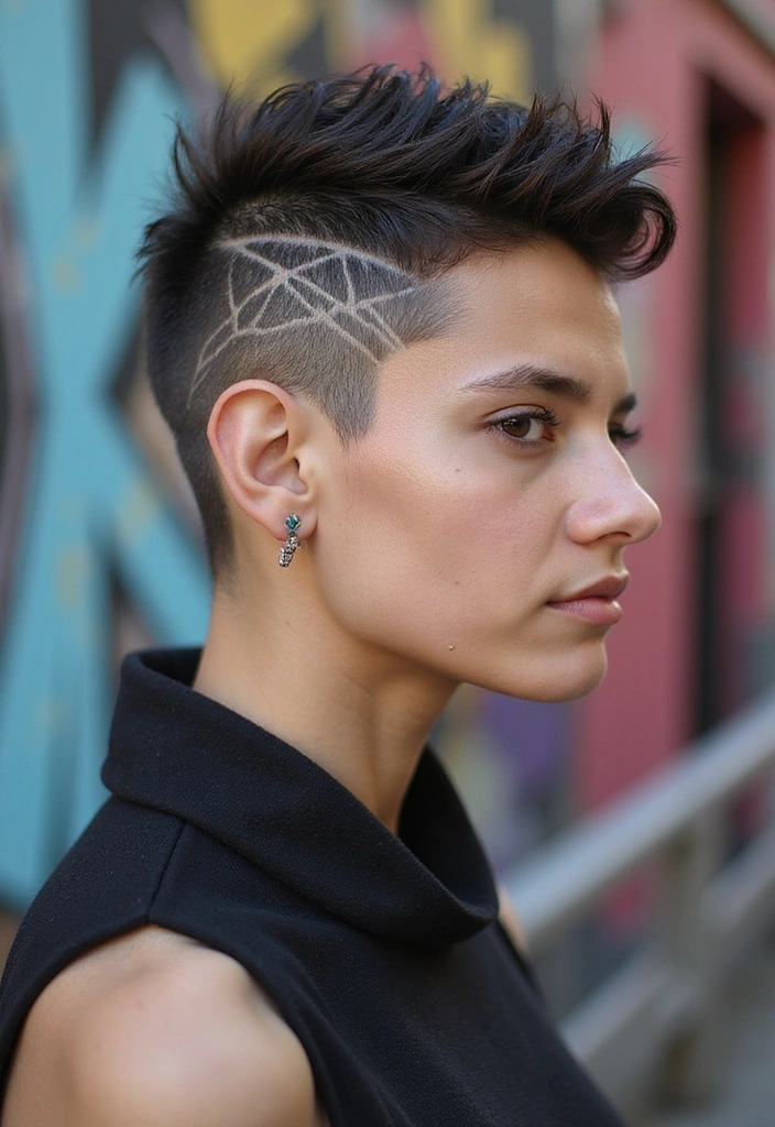 21 Short Pixie Haircuts That'll Make You Want to Chop It All Off! - 17. Pixie with Undercut Designs