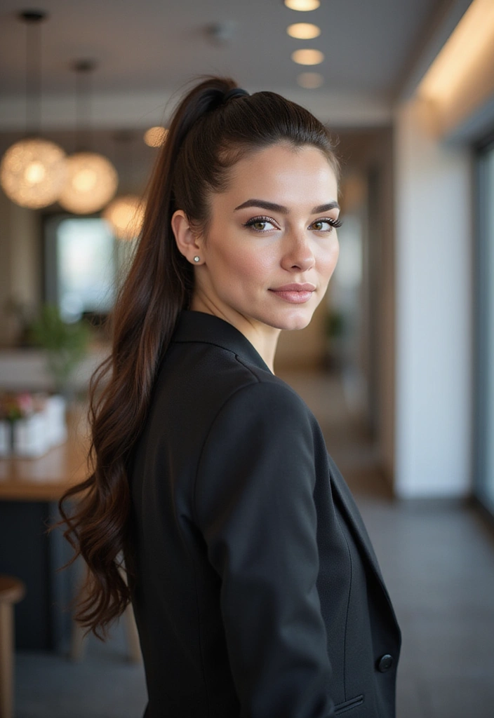 21 Gorgeous Haircut Styles That Will Transform Your Look Instantly (You Won't Believe #14!) - 20. The Sleek Ponytail