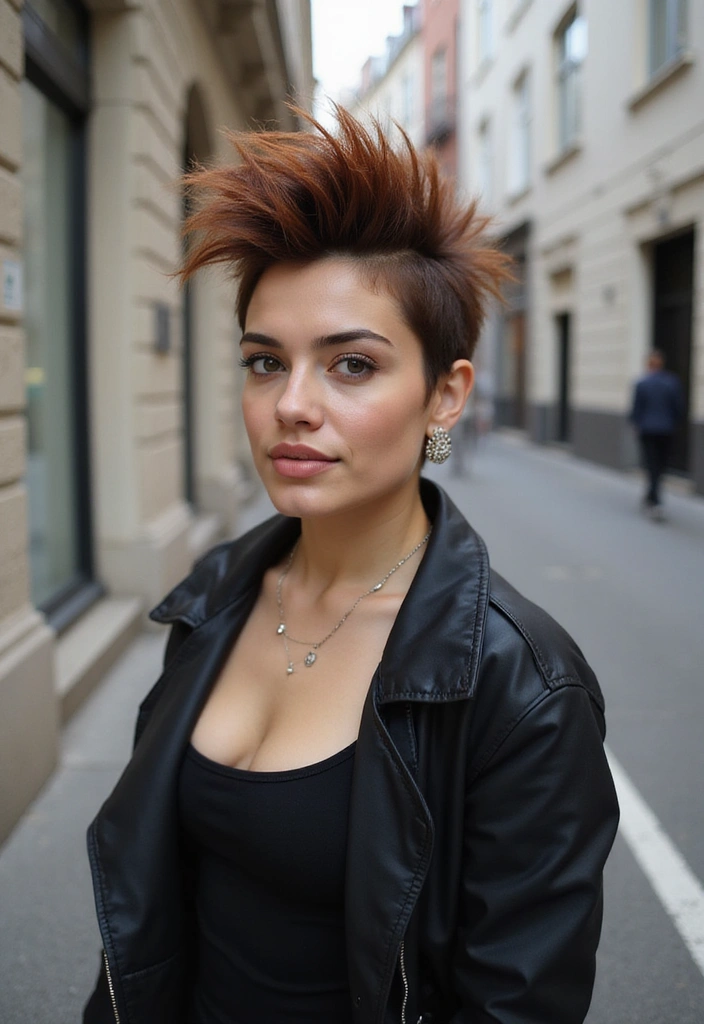 21 Medium Length Hairstyles You Need to Try Right Now (Wait Until You See #12!) - 20. The Faux Hawk