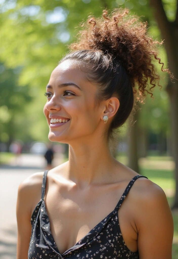 21 Curly Haircut Styles That Will Transform Your Look Instantly! - 20. Curly Ponytail