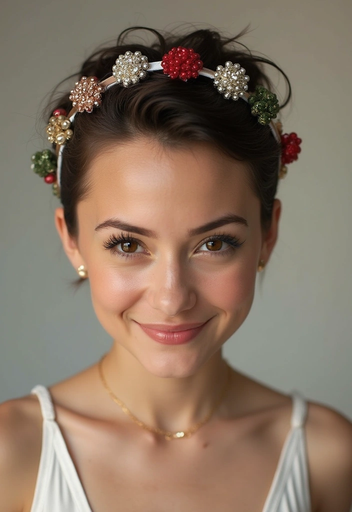 21 Pixie Haircut Inspo Ideas That'll Make You Want to Chop It All Off! - 14. Pixie with Accessories