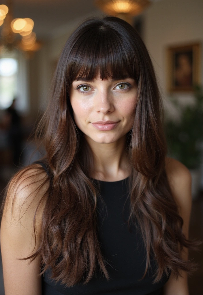 21 Stunning Haircut Ideas for Long Hair That Will Transform Your Look! - 4. Blunt Cut Glam