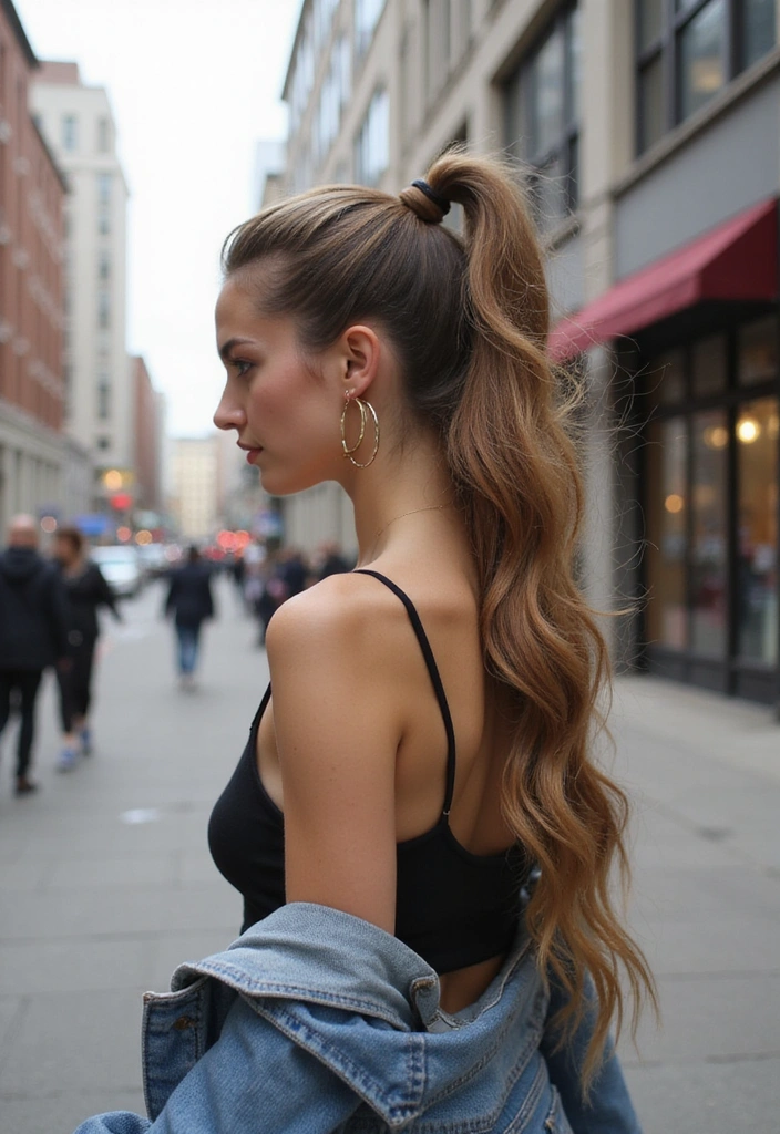 21 Stunning Haircut Ideas for Long Hair That Will Transform Your Look! - 21. Bubble Ponytail