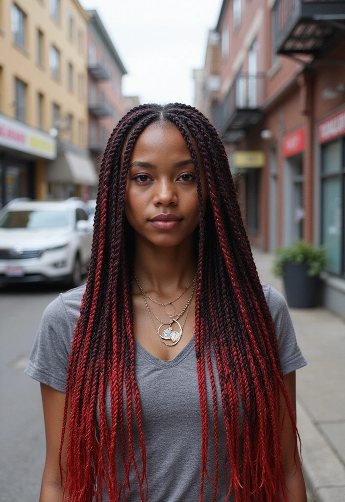 21 Stunning Haircut Ideas for Long Hair That Will Transform Your Look! - 9. Box Braids