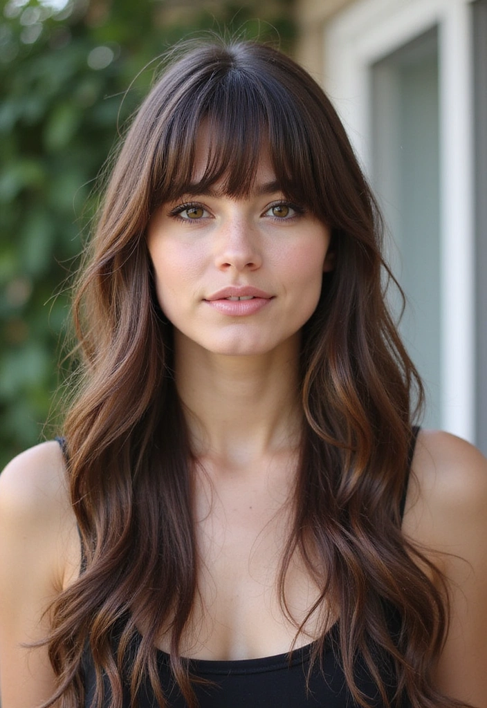 21 Stunning Haircut Ideas for Long Hair That Will Transform Your Look! - 2. Curtain Bangs
