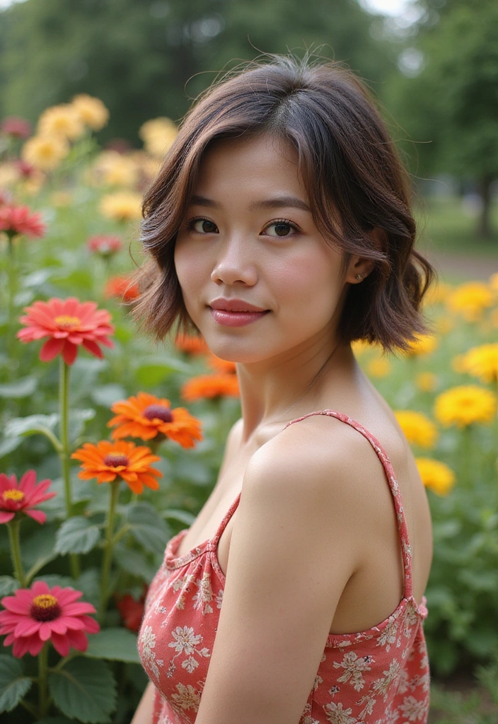 21 Trendy Haircuts for Short Hair That Will Turn Heads Everywhere! - 19. Half-up Short Hair