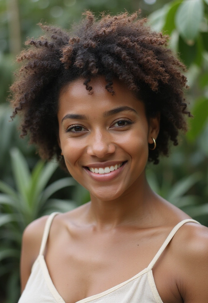 21 Trendy Haircuts for Short Hair That Will Turn Heads Everywhere! - 20. Natural Texture Embrace