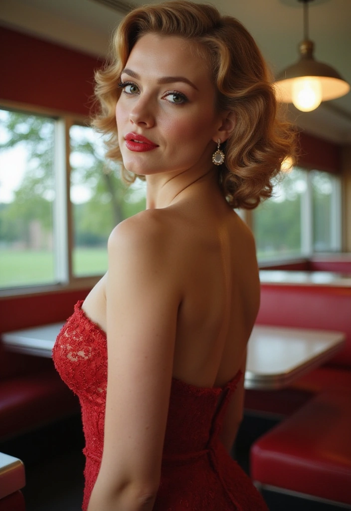 21 Haircuts for Curly Hair That Will Make You Look Like a Goddess (You Won't Believe #13!) - 19. The Vintage Curly Pin-Up