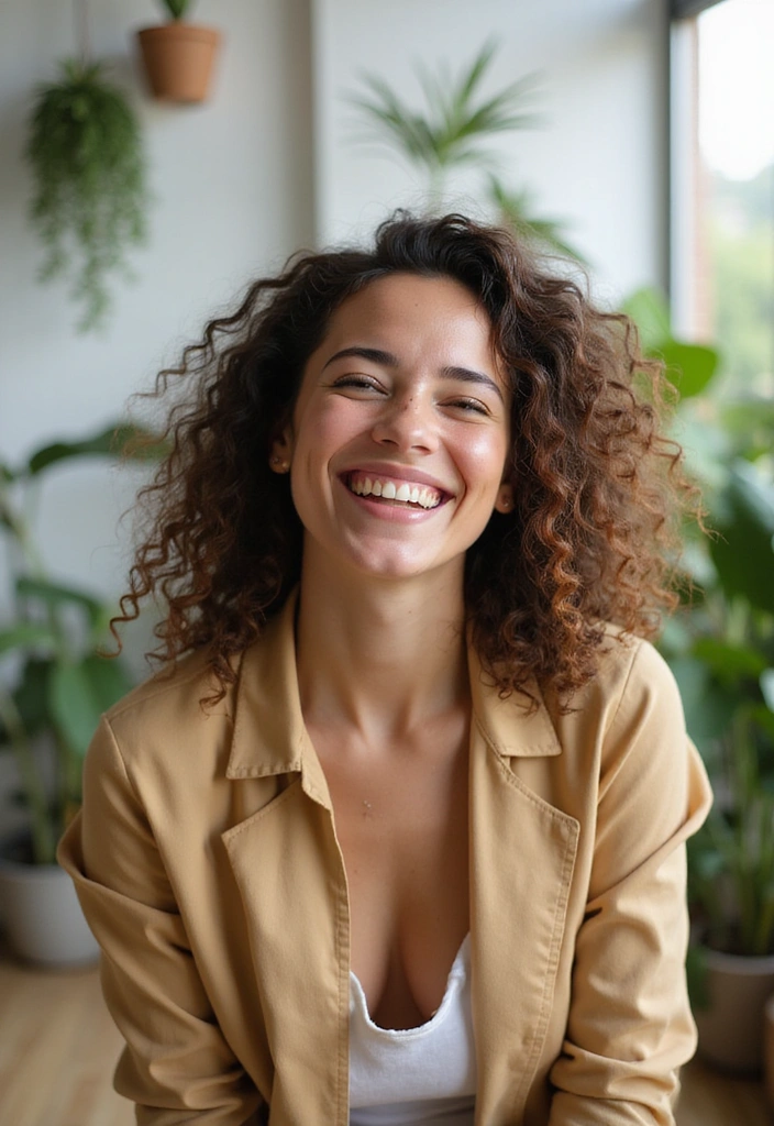 21 Haircuts for Curly Hair That Will Make You Look Like a Goddess (You Won't Believe #13!) - 9. Curly Half-Up, Half-Down