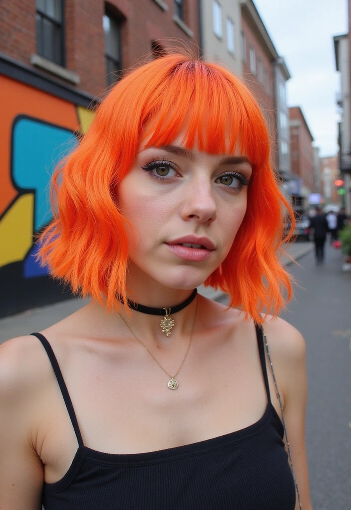 21 Short Bob Haircuts That Will Transform Your Look in Seconds! - 15. Bold Color Bob