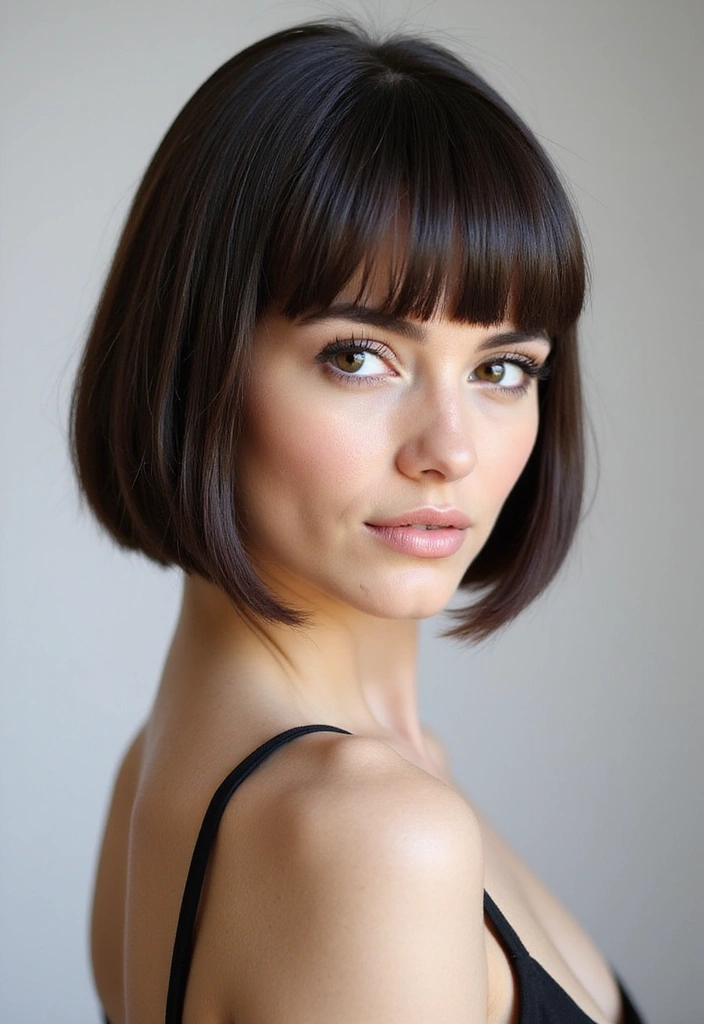 21 Short Bob Haircuts That Will Transform Your Look in Seconds! - 1. Classic Blunt Bob