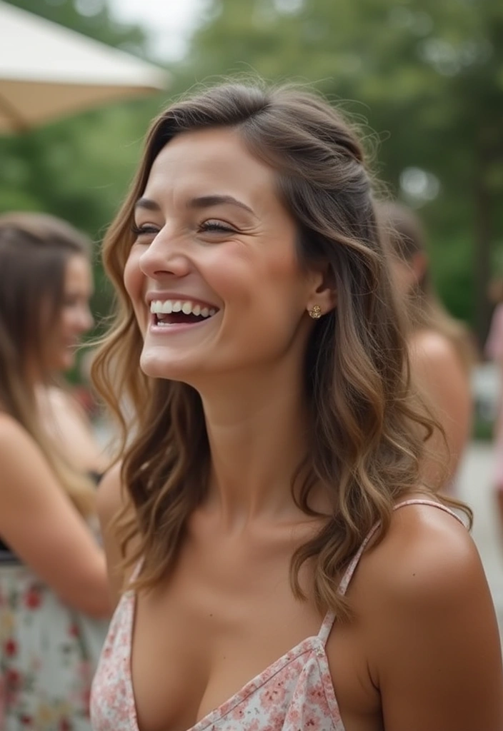 21 Stunning Medium Haircuts for Women That Will Turn Heads! - 12. Half-Up, Half-Down Styles