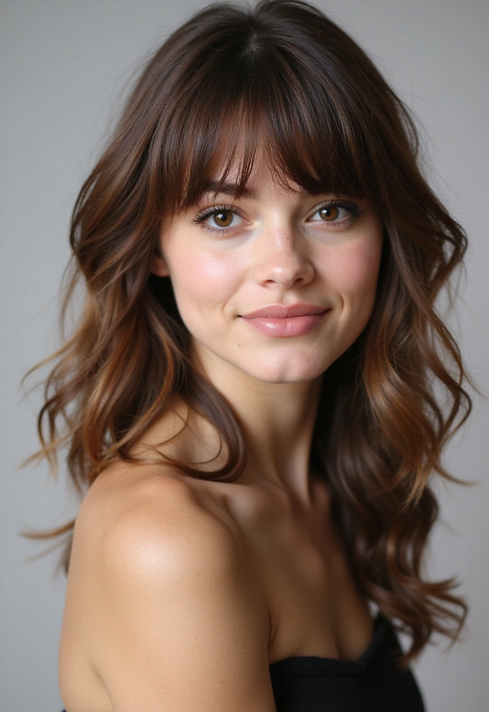 21 Stunning Medium Layered Haircuts You Need to Try ASAP (Wait Until You See #9!) - 15. Sassy Layers with Side Bangs