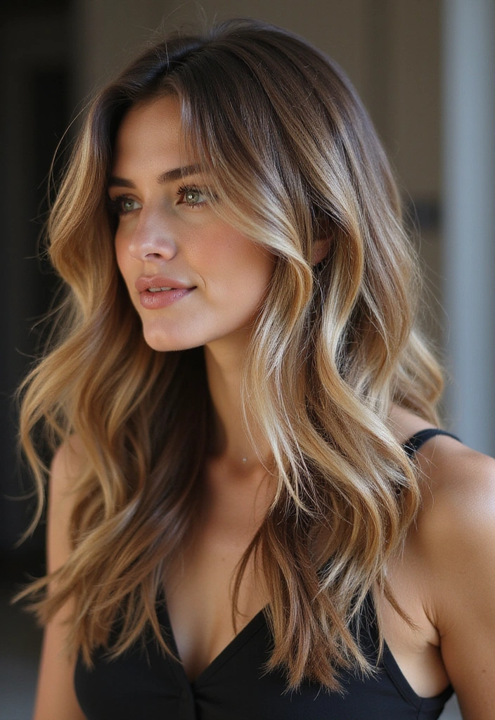 21 Stunning Medium Layered Haircuts You Need to Try ASAP (Wait Until You See #9!) - 9. Dreamy Layered Hair with Highlights