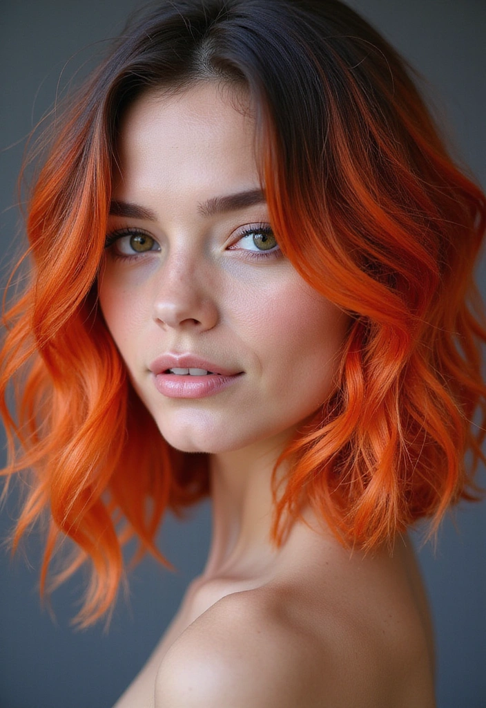 21 Stunning Medium Layered Haircuts You Need to Try ASAP (Wait Until You See #9!) - 18. Vibrant Ombre Layers
