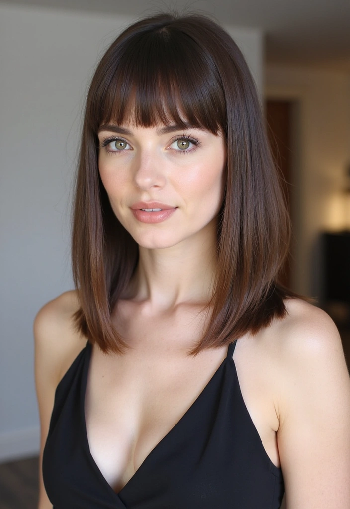 21 Short Natural Haircuts That Are Perfect for Every Occasion (You’ll Be Obsessed with #9!) - 5. Sleek Blunt Cut