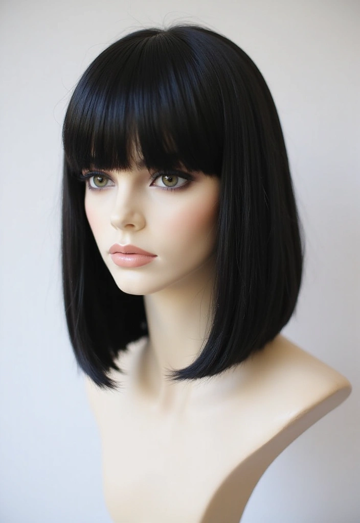 21 Effortlessly Chic Medium Haircuts You Must Try This Year (Wait Until You See #5!) - 8. Sleek and Straight