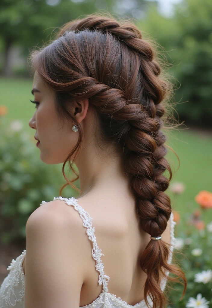 21 Gorgeous Butterfly Haircuts for Long Hair That Are Pure Magic! - 17. Butterfly Cut with Braids
