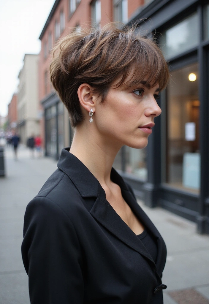 21 Gorgeous Butterfly Haircuts for Long Hair That Are Pure Magic! - 14. Butterfly Pixie Cut