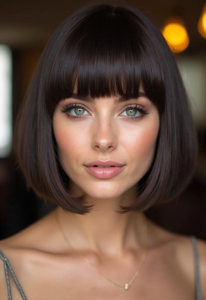 21 Gorgeous Butterfly Haircuts for Long Hair That Are Pure Magic! - 3. Chic Butterfly Blunt Cut