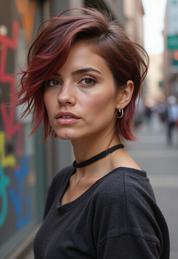 21 Gorgeous Butterfly Haircuts for Long Hair That Are Pure Magic! - 7. Edgy Butterfly Cut