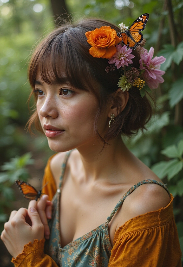 21 Gorgeous Butterfly Haircuts for Long Hair That Are Pure Magic! - 5. Bohemian Butterfly Cut