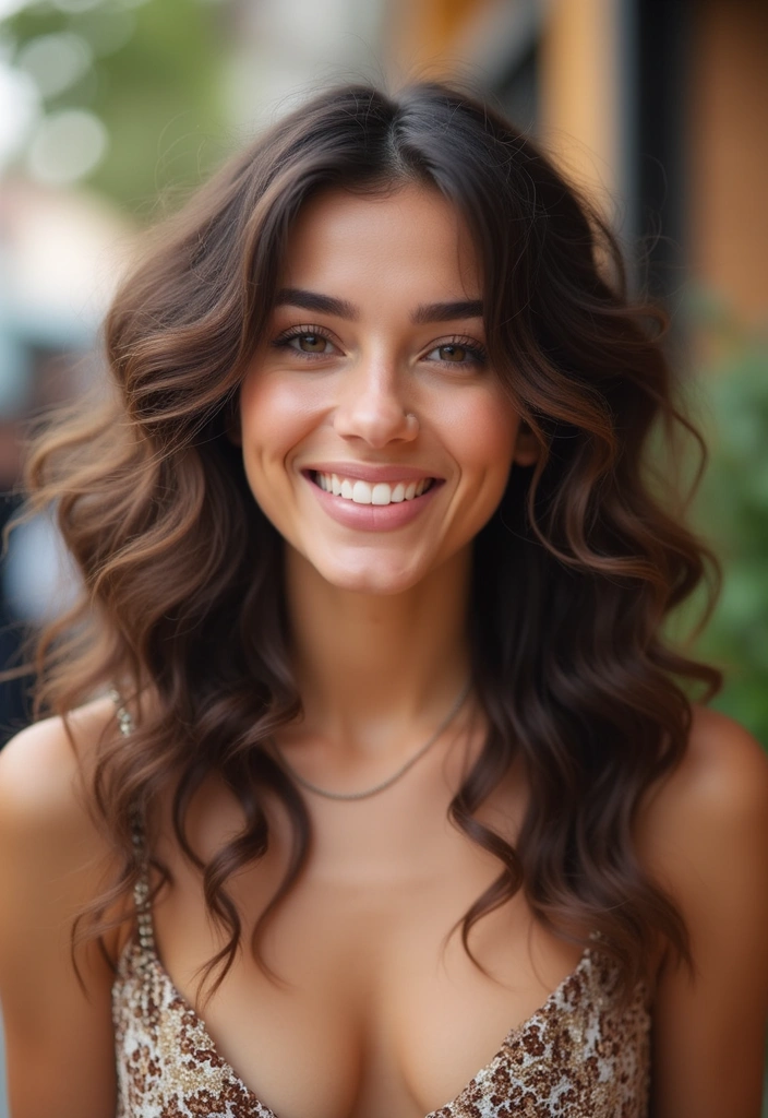 21 Layered Curly Hairstyles That Will Transform Your Look Instantly! - 6. Half-Up, Half-Down Layers