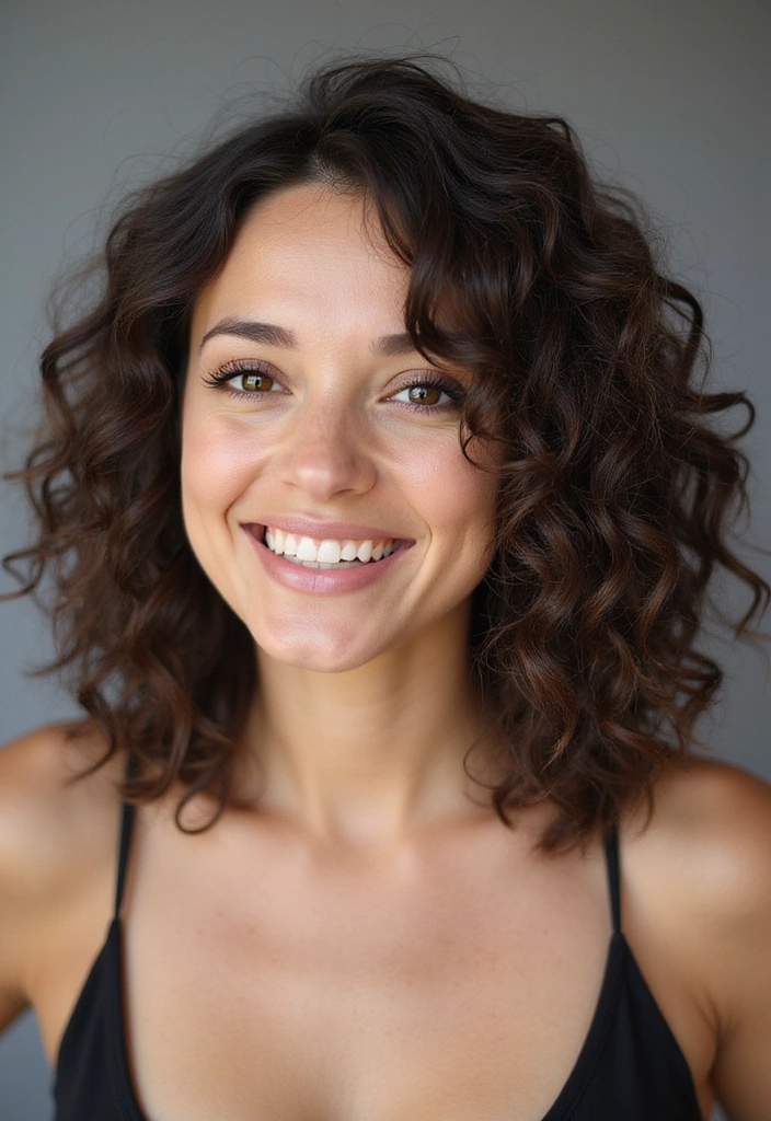 21 Layered Curly Hairstyles That Will Transform Your Look Instantly! - 1. Textured Lob