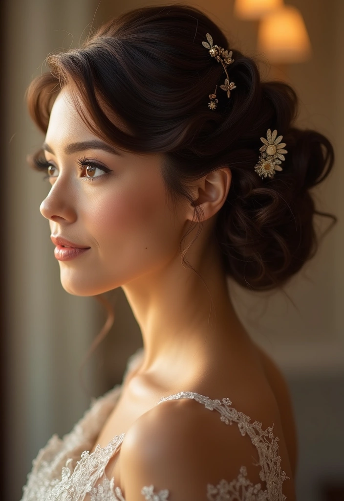 21 Layered Curly Hairstyles That Will Transform Your Look Instantly! - 12. Curly Updo