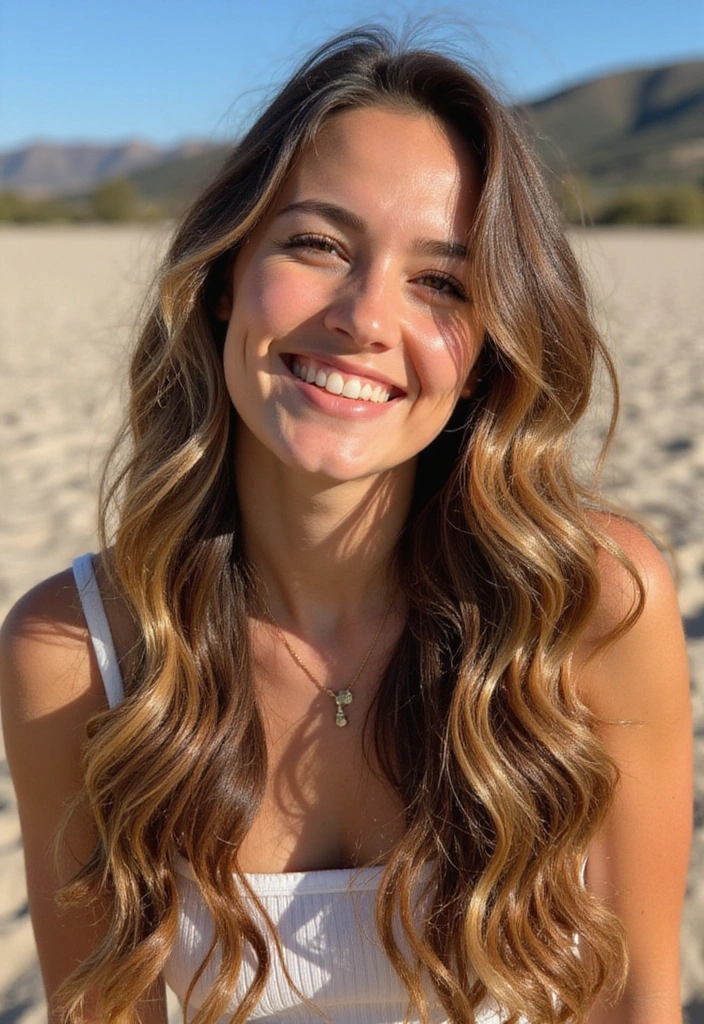 Unleash Your Inner Goddess: 21 Stunning Long Haircut Ideas to Try Now! - 14. Foiled Highlights